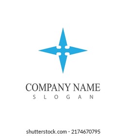 Arrow vector illustration icon Logo Template design