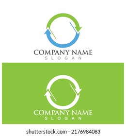 Arrow vector illustration icon Logo Template design