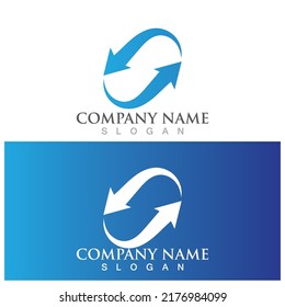 Arrow vector illustration icon Logo Template design