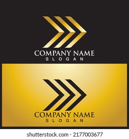 Arrow vector illustration icon Logo Template design