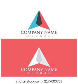 Arrow vector illustration icon Logo Template design