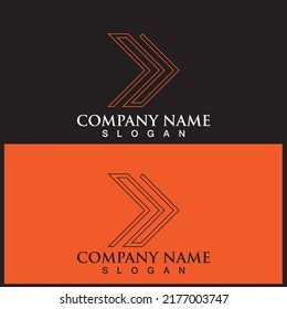 Arrow vector illustration icon Logo Template design