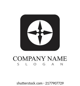 Arrow vector illustration icon Logo Template design