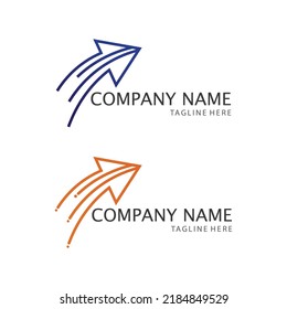 Arrow vector illustration icon Logo Template design
