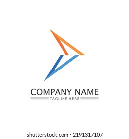 Arrow vector illustration icon Logo Template design