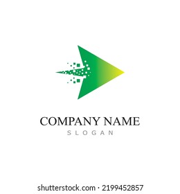 Arrow vector illustration icon Logo Template design