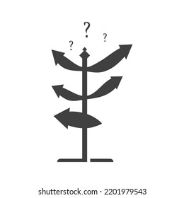 Arrow vector illustration icon Logo Template design