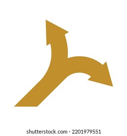 Arrow vector illustration icon Logo Template design