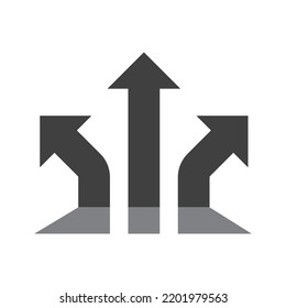 Arrow vector illustration icon Logo Template design