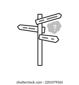 Arrow vector illustration icon Logo Template design