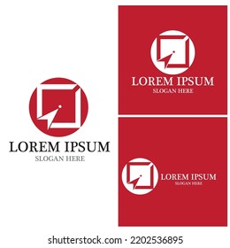 Arrow vector illustration icon Logo Template design