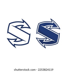 Arrow vector illustration icon Logo Template design