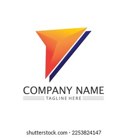 Arrow vector illustration icon Logo Template design