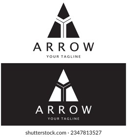 Arrow vector illustration icon Logo Template design