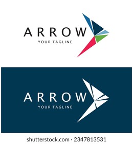 Arrow vector illustration icon Logo Template design