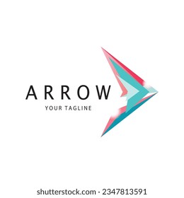 Arrow vector illustration icon Logo Template design