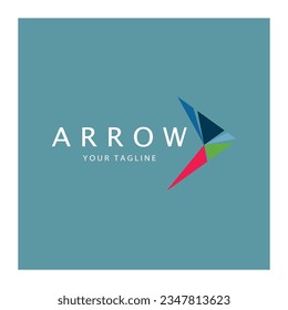 Arrow vector illustration icon Logo Template design