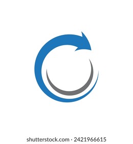Arrow vector illustration icon Logo Template design