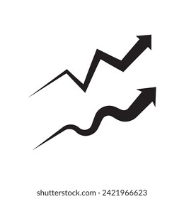 Arrow vector illustration icon Logo Template design