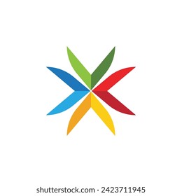 Arrow vector illustration icon Logo Template design