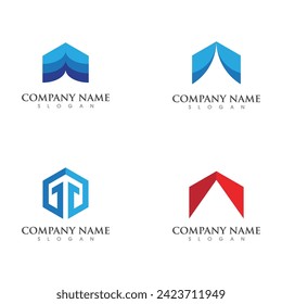 Arrow vector illustration icon Logo Template design