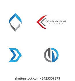 Icono de ilustración vectorial de flecha Logo Plantilla de diseño