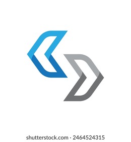 Arrow vector illustration icon Logo Template design