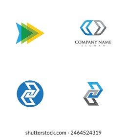 Arrow vector illustration icon Logo Template design