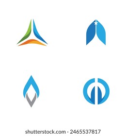 Arrow vector illustration icon Logo Template design