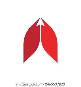 Arrow vector illustration icon Logo Template design