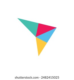 Arrow vector illustration icon Logo Template design