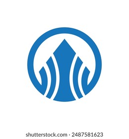 Icono de Ilustración vectorial de flecha Diseño de Plantilla de logotipo