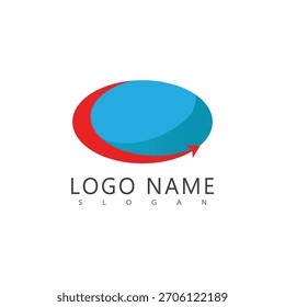 Arrow vector illustration icon Logo Template design