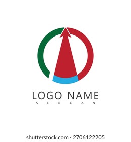 Icono de Ilustración vectorial de flecha Diseño de Plantilla de logotipo
