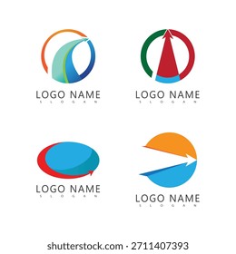 Pfeil, Vektorgrafik-Symbol Logo-Vorlagendesign