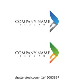 Arrow vector illustration icon Template design