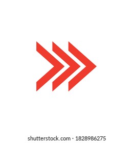 Arrow vector illustration icon Template design
