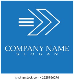 Arrow vector illustration icon Template design