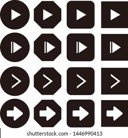 Arrow vector illustration and icons.