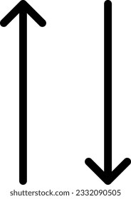 arrow vector illustration isolated on a transparent background glyph vector icons for concept or web graphics.
