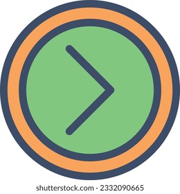 arrow vector illustration isolated on a transparent background color vector icons for concept or web graphics.