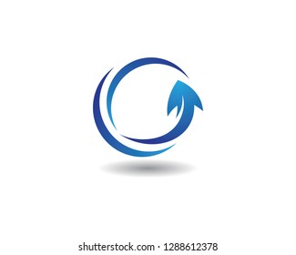 Arrow vector illustration Logo Template