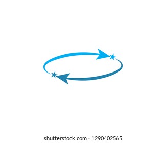 Arrow vector illustration Logo Template design