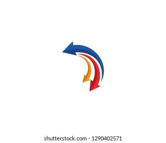 Arrow vector illustration Logo Template design