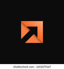 Arrow vector image for web and design