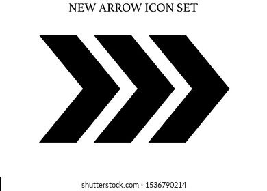 Arrow vector isolated icon. Design button for infographic, banner, website, mobile app, map. Flat illustration background