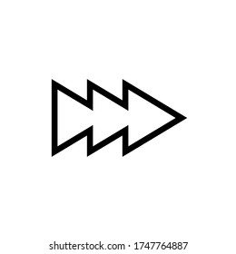 Arrow vector isolated icon, Arrow symbol icons