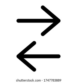 Arrow vector isolated icon, Arrow symbol icons