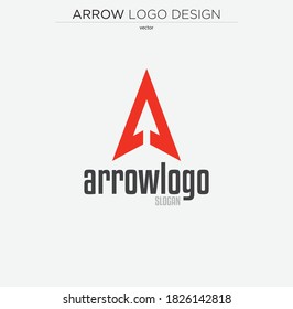 A arrow, vector logo design
