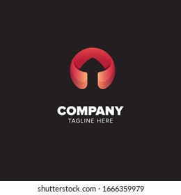 Arrow Vector Logo Design Illustration